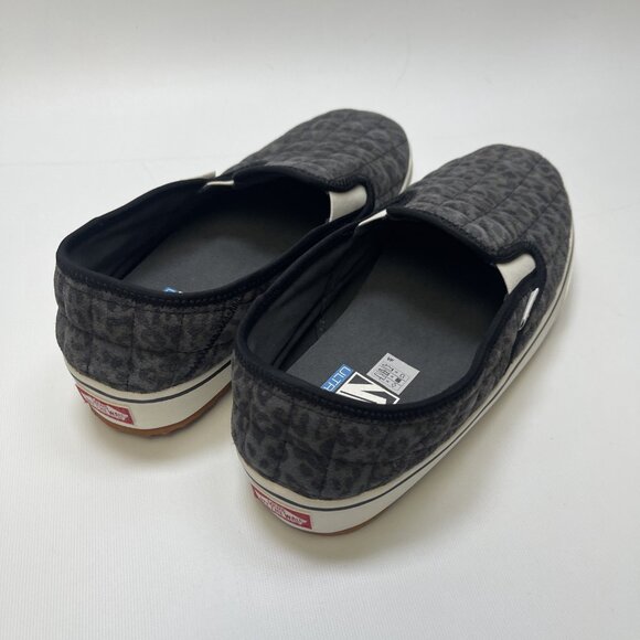 VANS Slip-Er 2 Mule Slippers Gray Cheetah AOP Black White Gum Cozy Men 8, Wom 10 - Picture 2 of 13